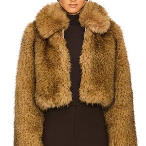 L'Academie Men's Tan and Brown Jacket